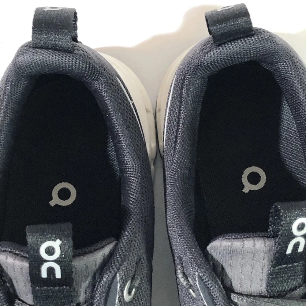 On Cloud 5 Running Shoes Woman’s Black White CloudTec Sneakers